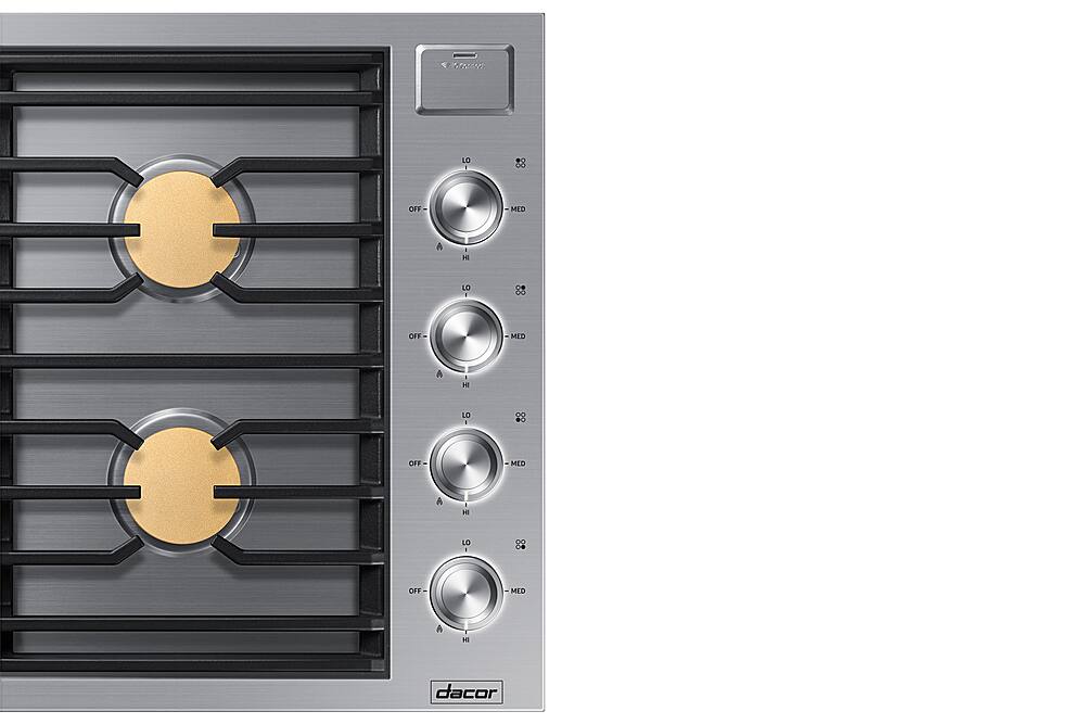 dacor 30 gas cooktop with downdraft