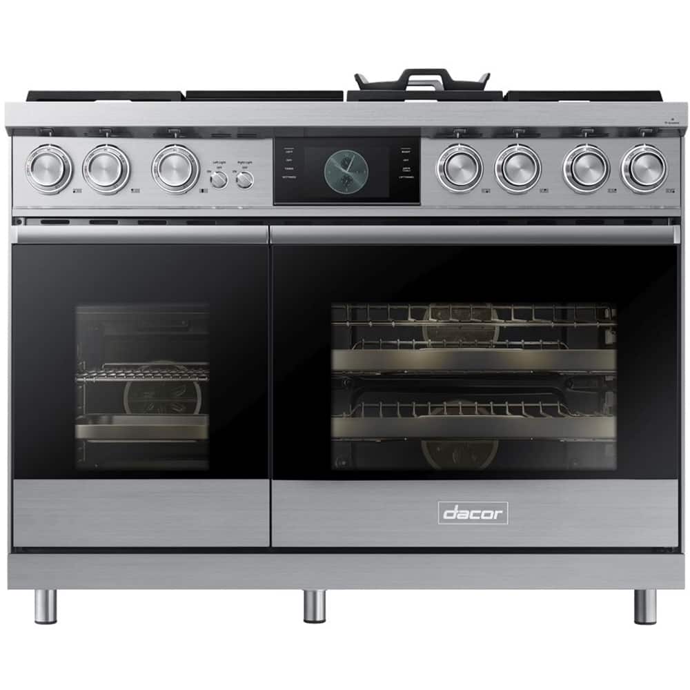 Best Buy Dacor Contemporary 6.6 Cu. Ft. Freestanding Double Oven Dual