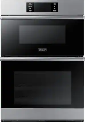 Front. Dacor - Modernist 30" Electric Wall Oven with Built-In Microwave in Stainless - Stainless steel/silver.