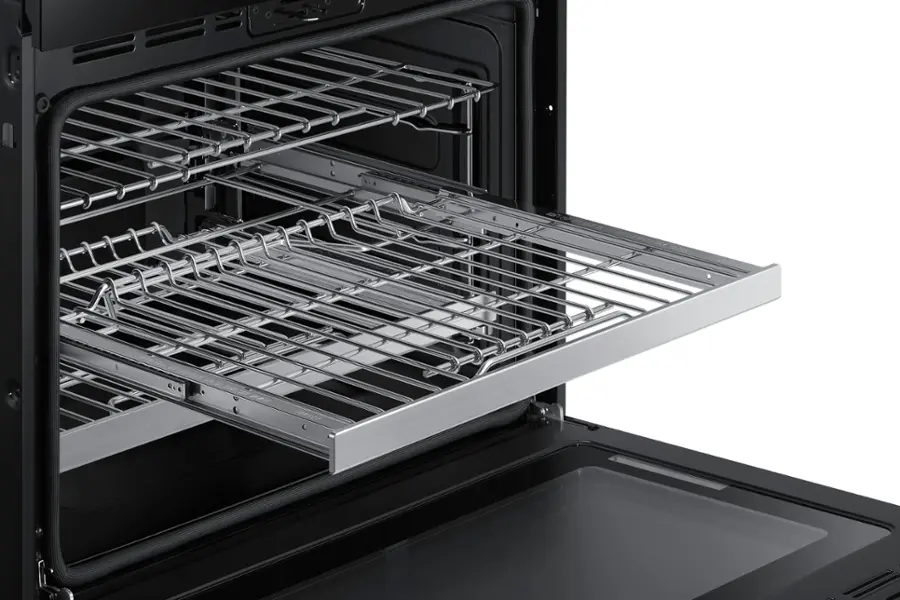 Alt View 16. Dacor - Modernist 30" Electric Wall Oven with Built-In Microwave in Stainless - Stainless steel/silver.
