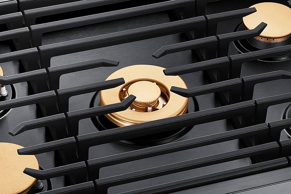 Alt View 15. Dacor - Contemporary 36" Built-In Gas Cooktop with 5 burners with SimmerSear, Liquid Propane Convertible - Stainless Steel.