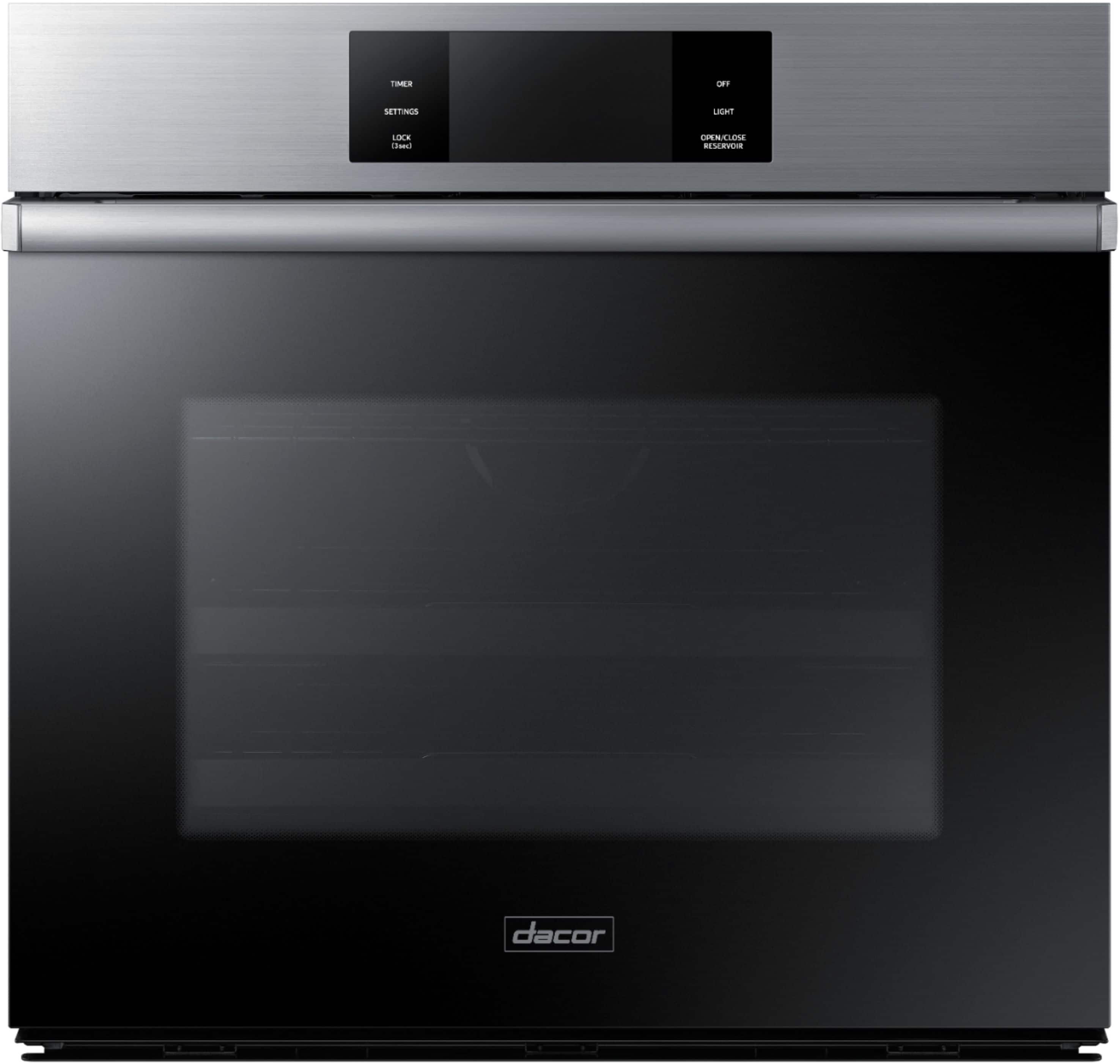 Alt View 11. Dacor - Contemporary 30" Built-In Single Electric Convection Wall Oven with Steam-Assist - Silver Stainless Steel.