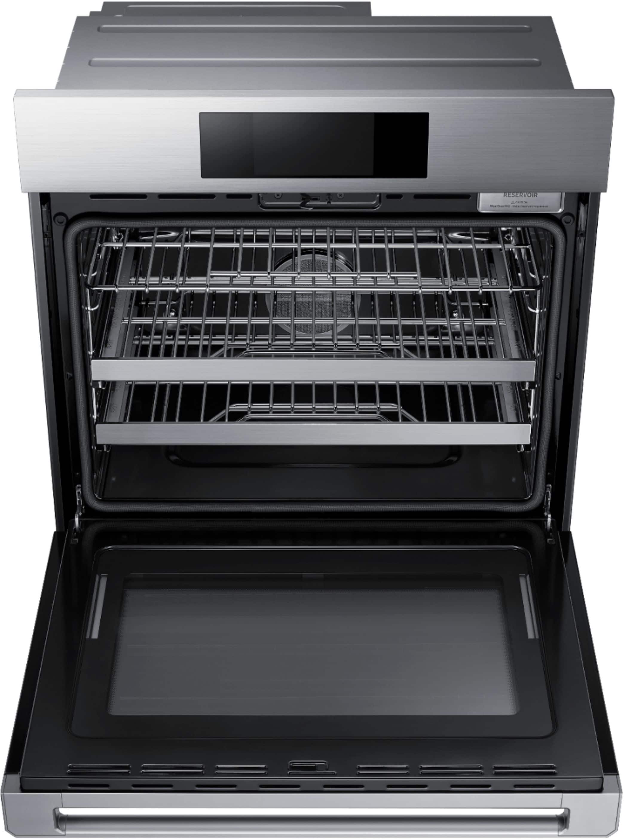 Alt View 15. Dacor - Contemporary 30" Built-In Single Electric Convection Wall Oven with Steam-Assist - Silver Stainless Steel.