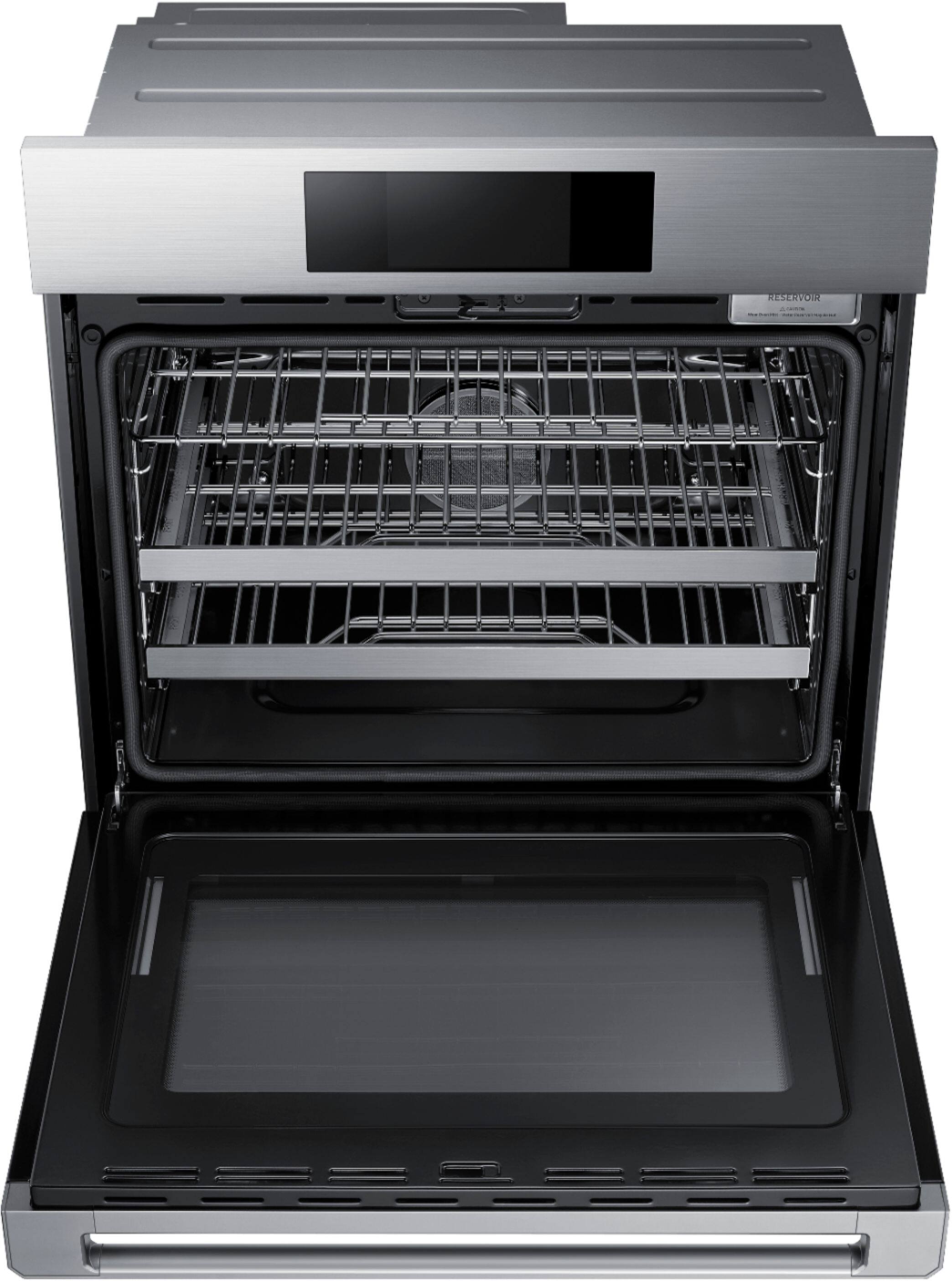 Alt View 15. Dacor - Contemporary 30" Built-In Single Electric Convection Wall Oven with Steam-Assist - Silver Stainless Steel.