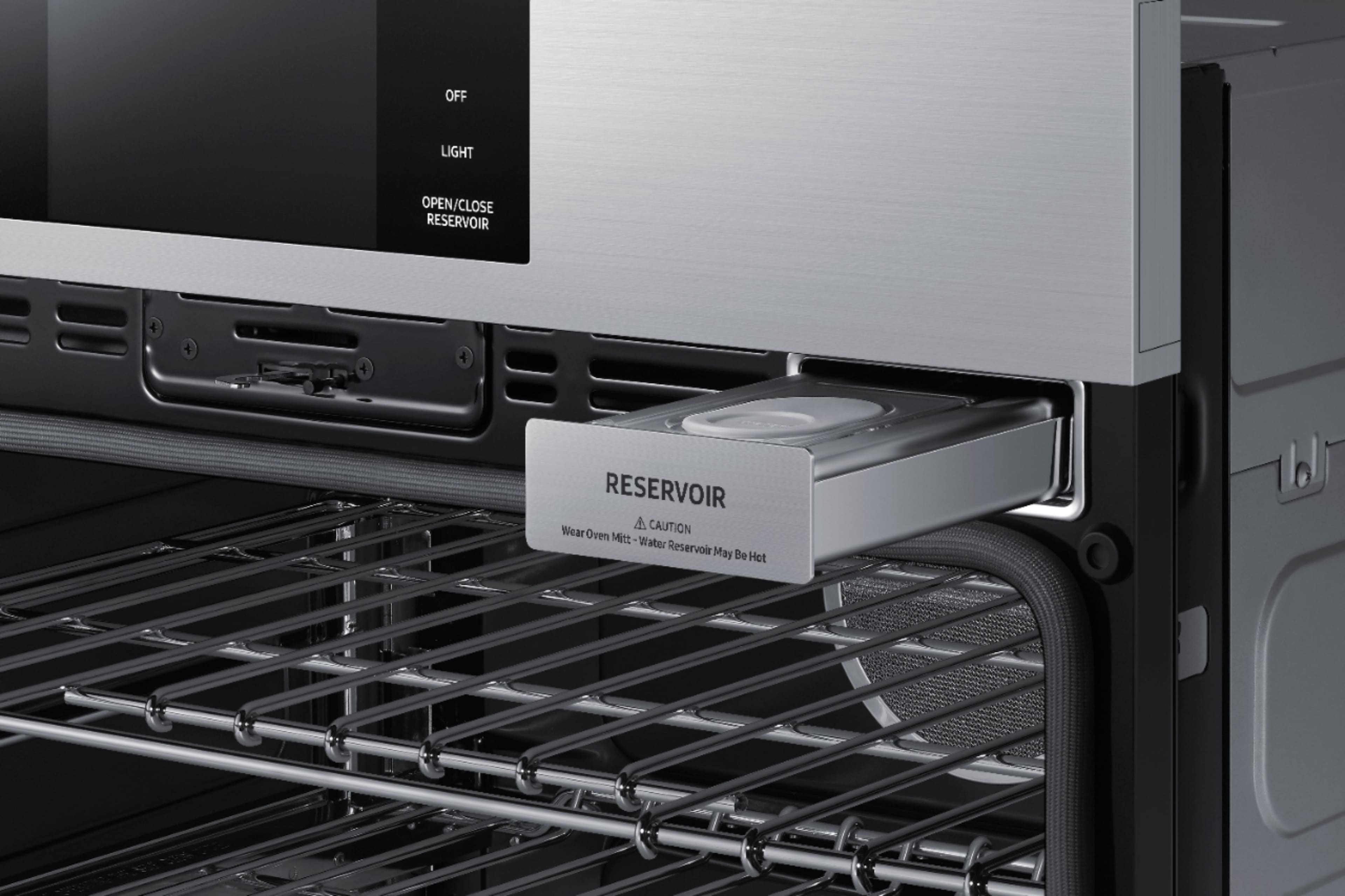 Alt View 21. Dacor - Contemporary 30" Built-In Single Electric Convection Wall Oven with Steam-Assist - Silver Stainless Steel.