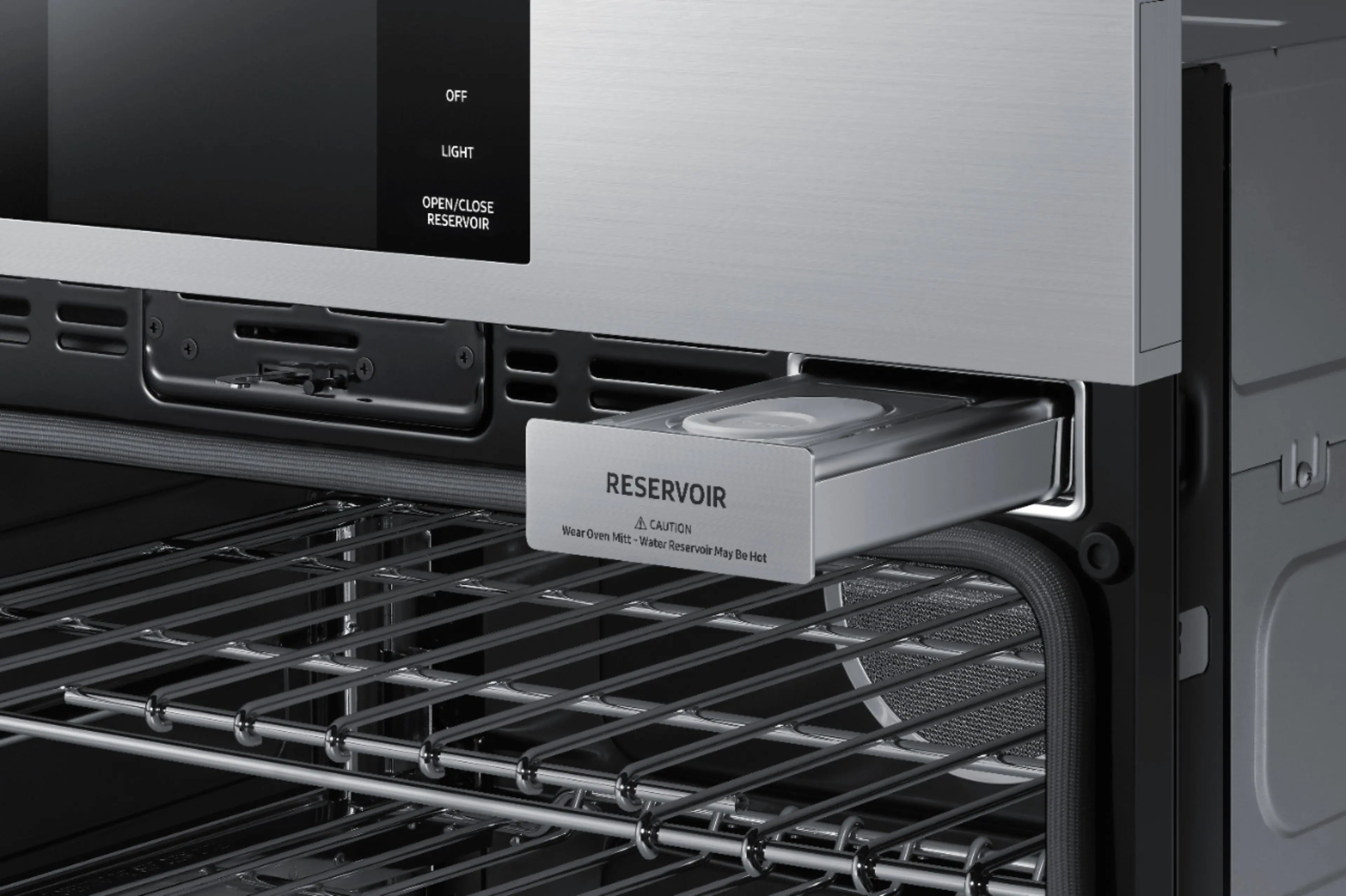 Alt View 21. Dacor - Contemporary 30" Built-In Single Electric Convection Wall Oven with Steam-Assist - Silver Stainless Steel.