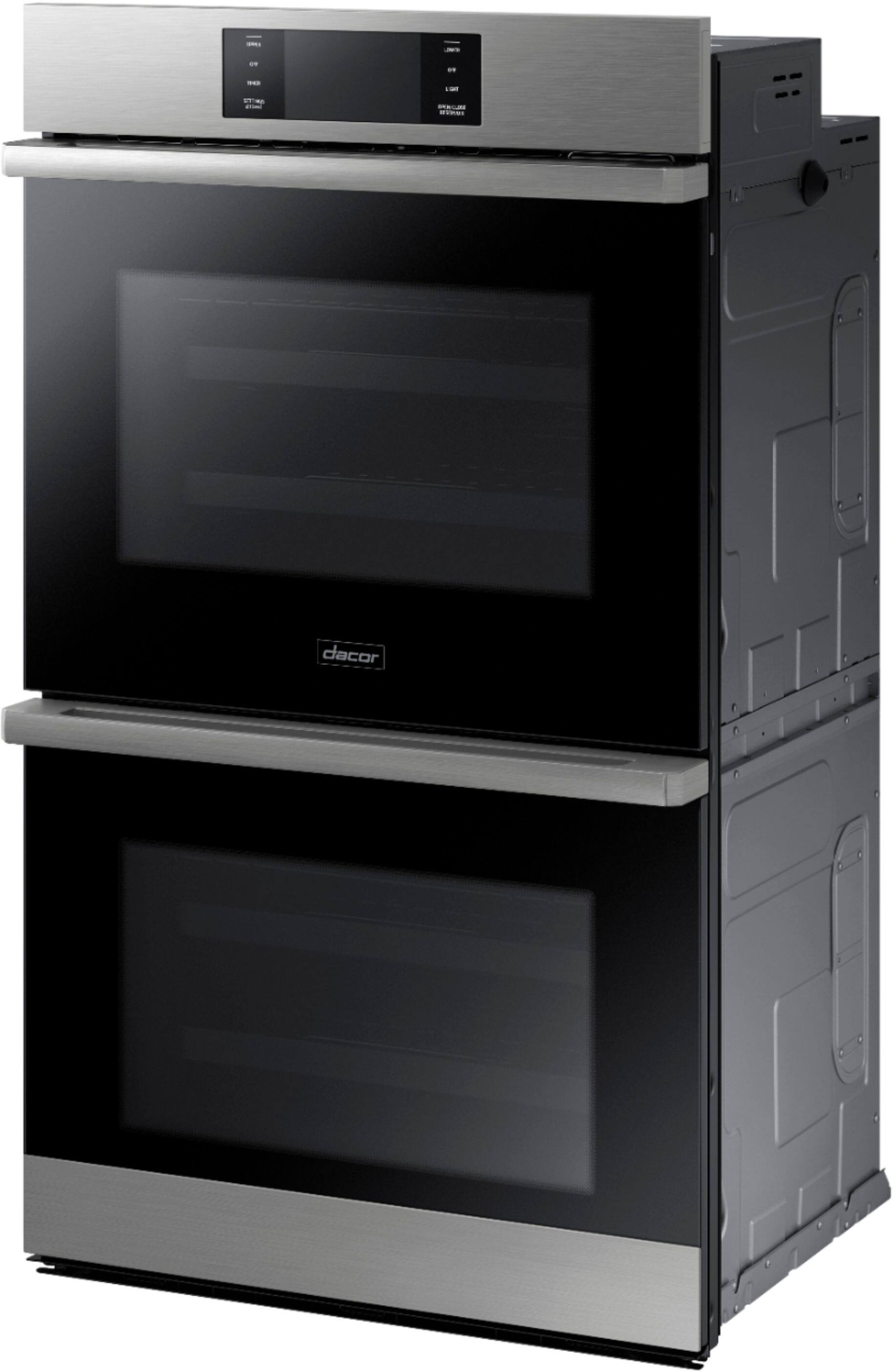 Alt View 11. Dacor - Contemporary 30" Built-In Double Electric Convection Wall Oven with Steam-Assist - Silver Stainless Steel.