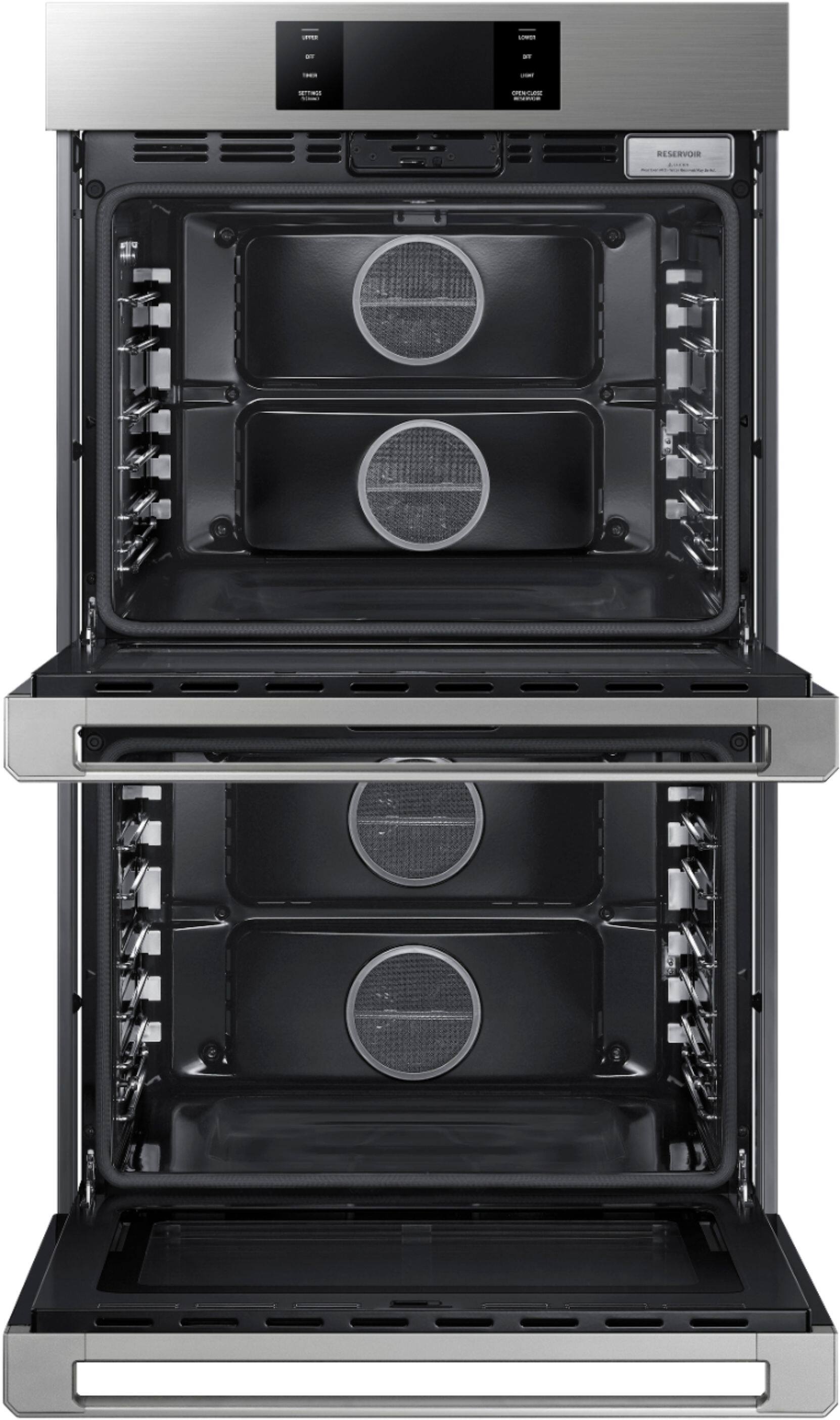 Alt View 16. Dacor - Contemporary 30" Built-In Double Electric Convection Wall Oven with Steam-Assist - Silver Stainless Steel.