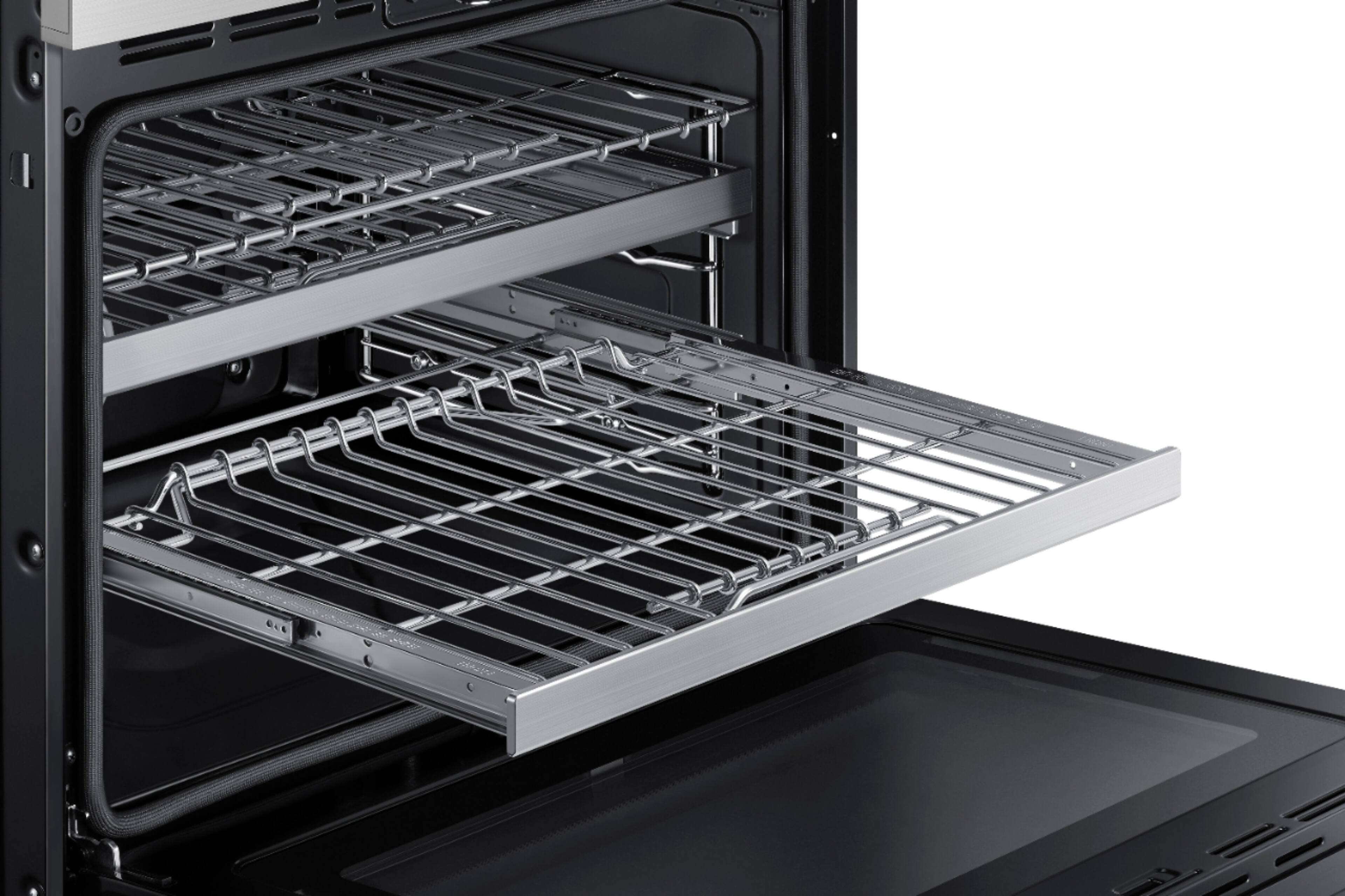 Alt View 22. Dacor - Contemporary 30" Built-In Double Electric Convection Wall Oven with Steam-Assist - Silver Stainless Steel.