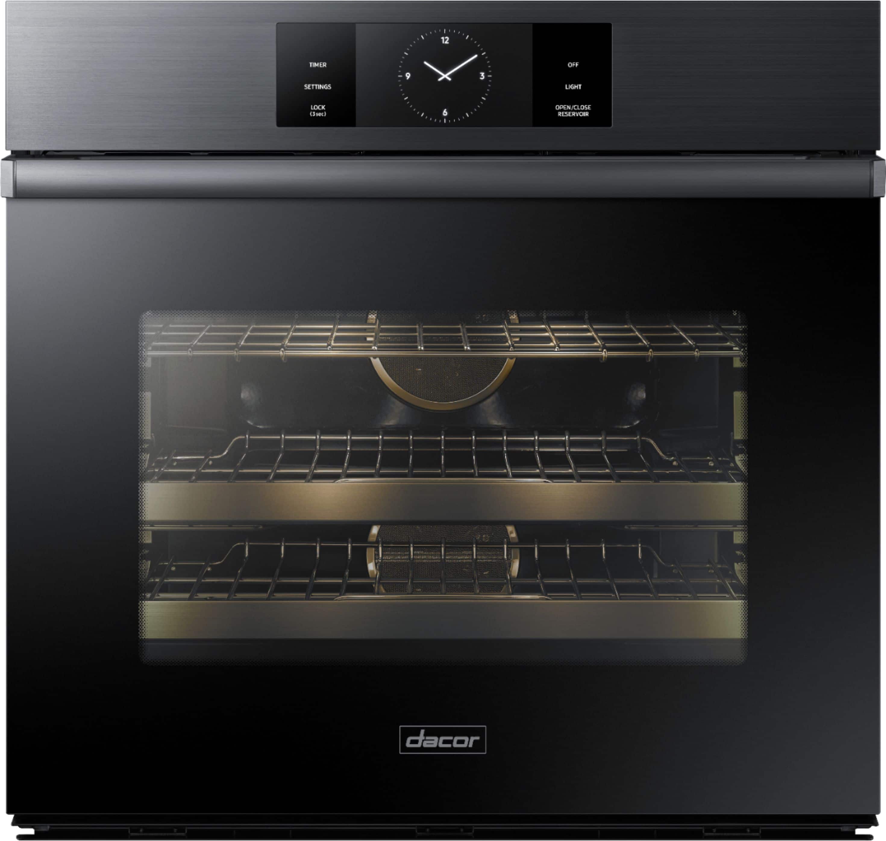 Front. Dacor - Contemporary 30" Built-In Single Electric Convection Wall Oven with Steam-Assist - Stainless Steel.