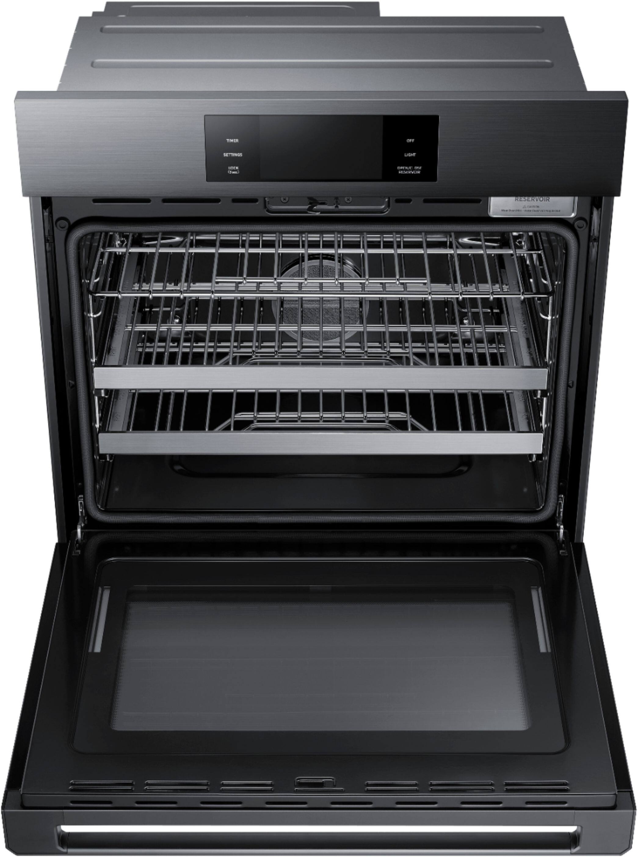 Alt View 14. Dacor - Contemporary 30" Built-In Single Electric Convection Wall Oven with Steam-Assist - Stainless Steel.