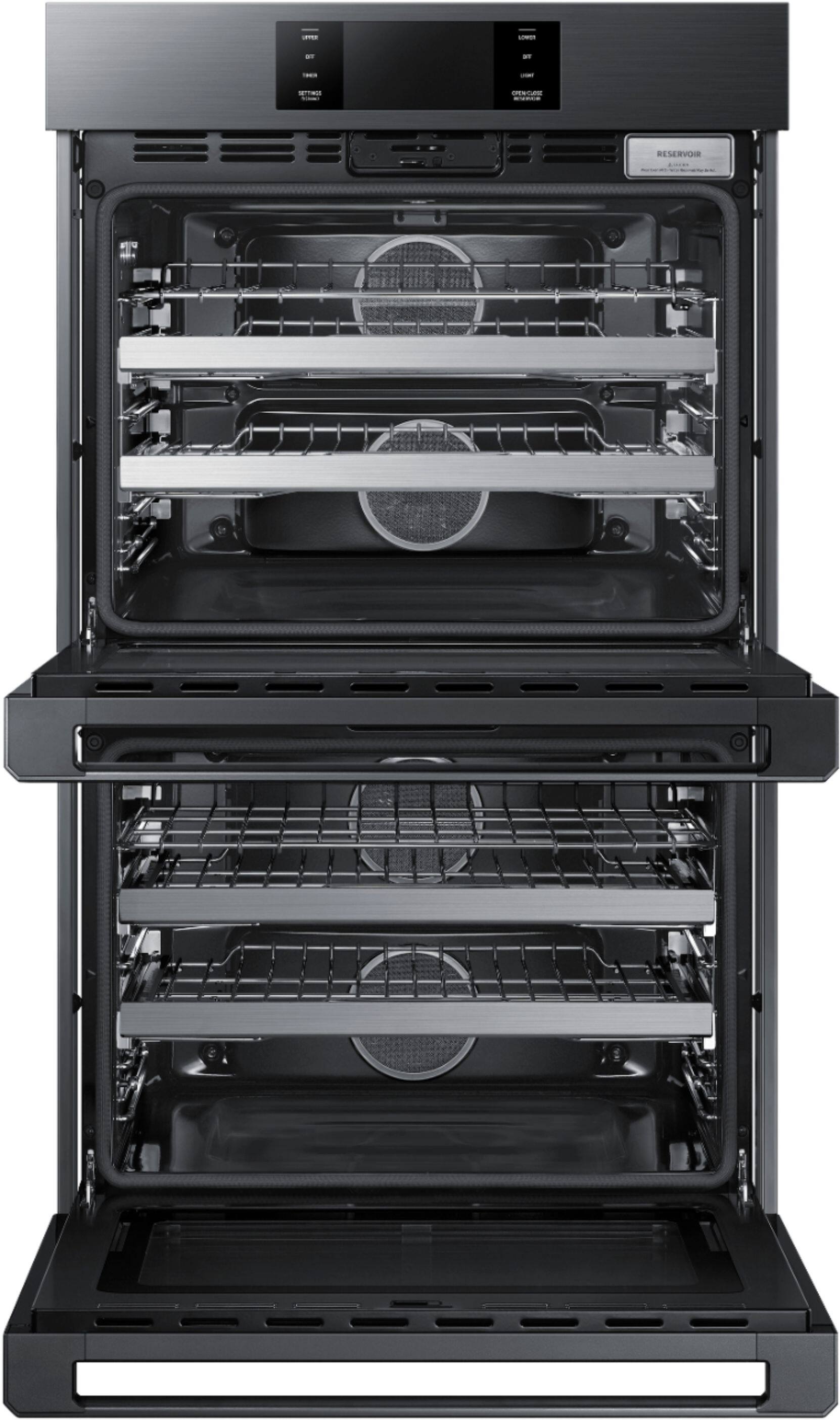 Alt View 13. Dacor - Contemporary 30" Built-In Double Electric Convection Wall Oven with Steam-Assist - stainless steel.