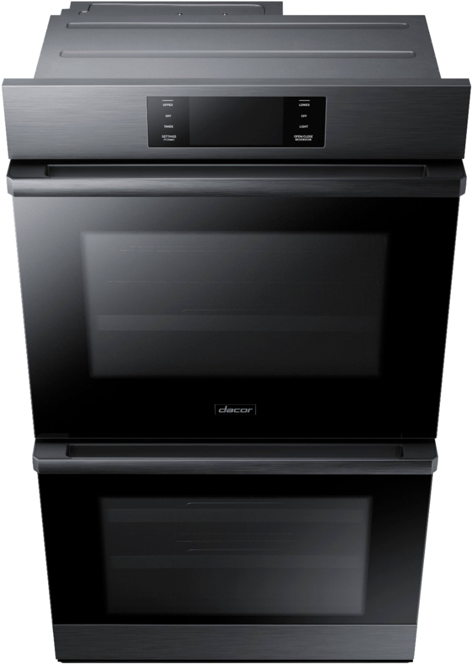 Alt View 17. Dacor - Contemporary 30" Built-In Double Electric Convection Wall Oven with Steam-Assist - stainless steel.