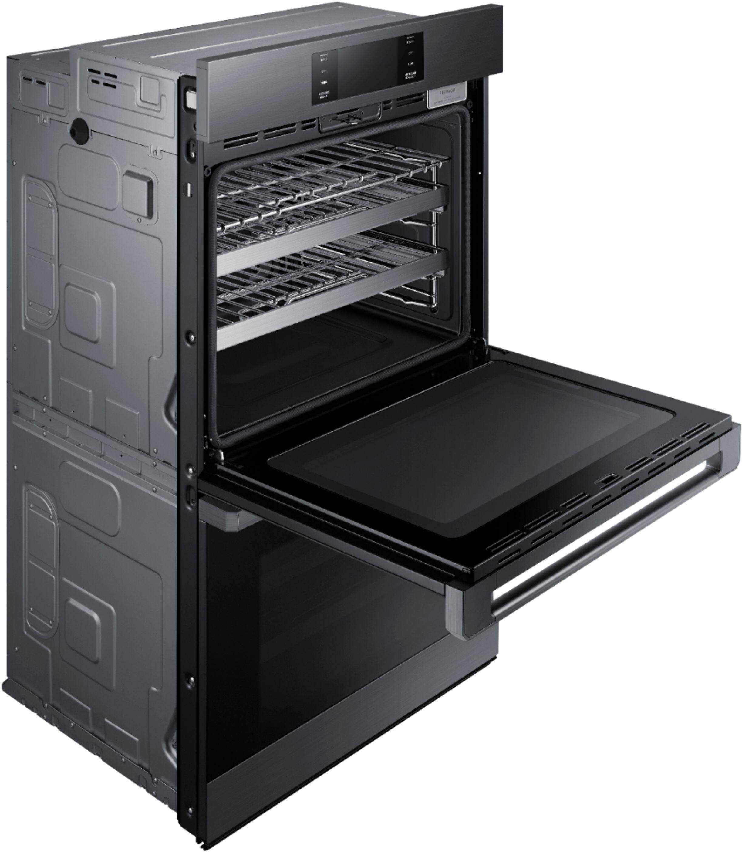 Alt View 19. Dacor - Contemporary 30" Built-In Double Electric Convection Wall Oven with Steam-Assist - stainless steel.