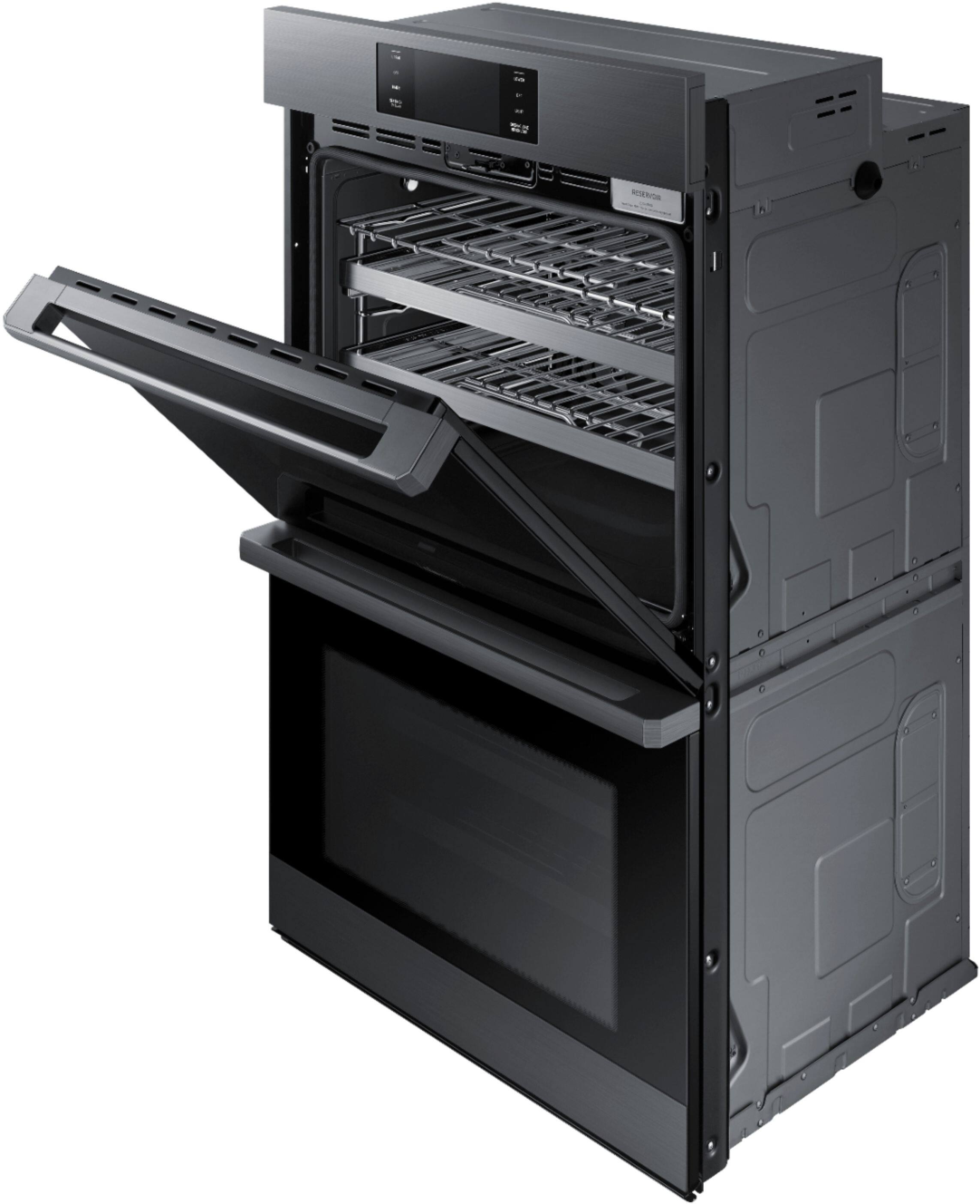 Alt View 20. Dacor - Contemporary 30" Built-In Double Electric Convection Wall Oven with Steam-Assist - stainless steel.