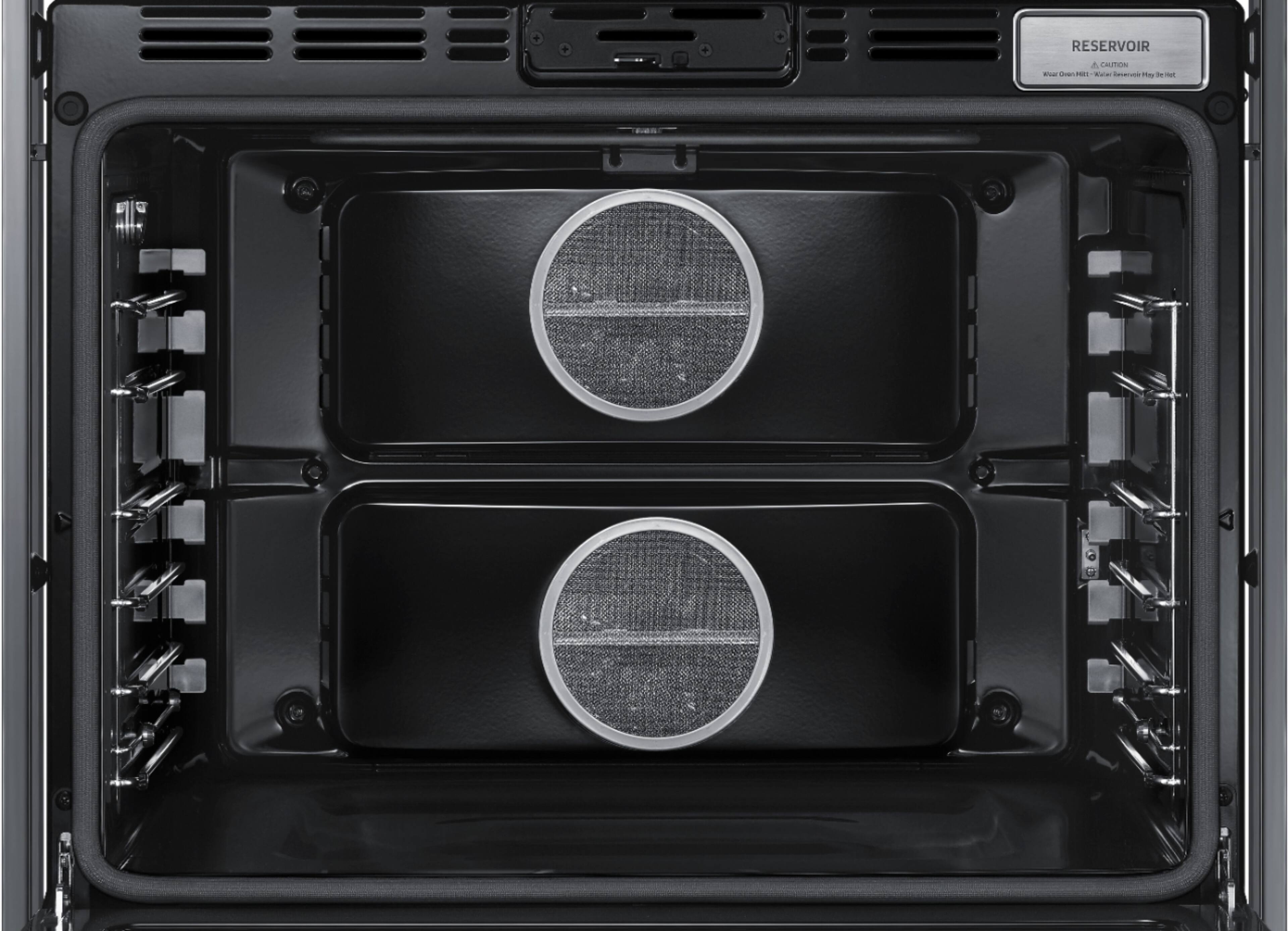 Alt View 21. Dacor - Contemporary 30" Built-In Double Electric Convection Wall Oven with Steam-Assist - stainless steel.
