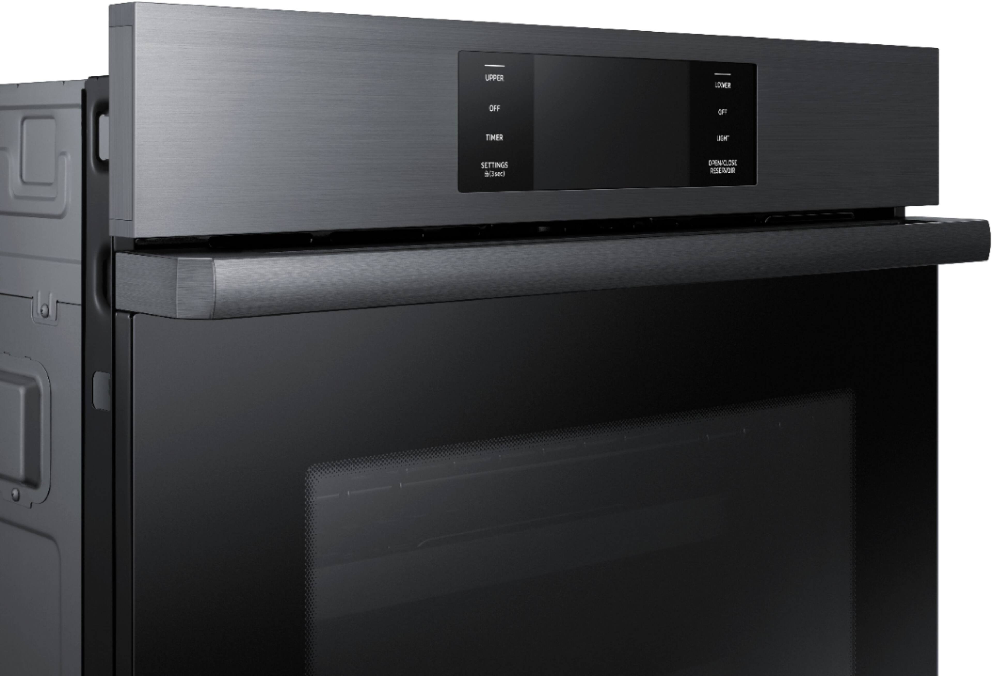 Alt View 25. Dacor - Contemporary 30" Built-In Double Electric Convection Wall Oven with Steam-Assist - stainless steel.