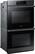 Left. Dacor - Contemporary 30" Built-In Double Electric Convection Wall Oven with Steam-Assist - stainless steel.