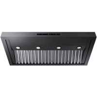 Dacor - 48" Range Hood - Graphite Stainless Steel - Front_Zoom