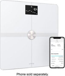 Withings - Body+ Body Composition Smart Wi-Fi Scale - White - White - Angle_Zoom