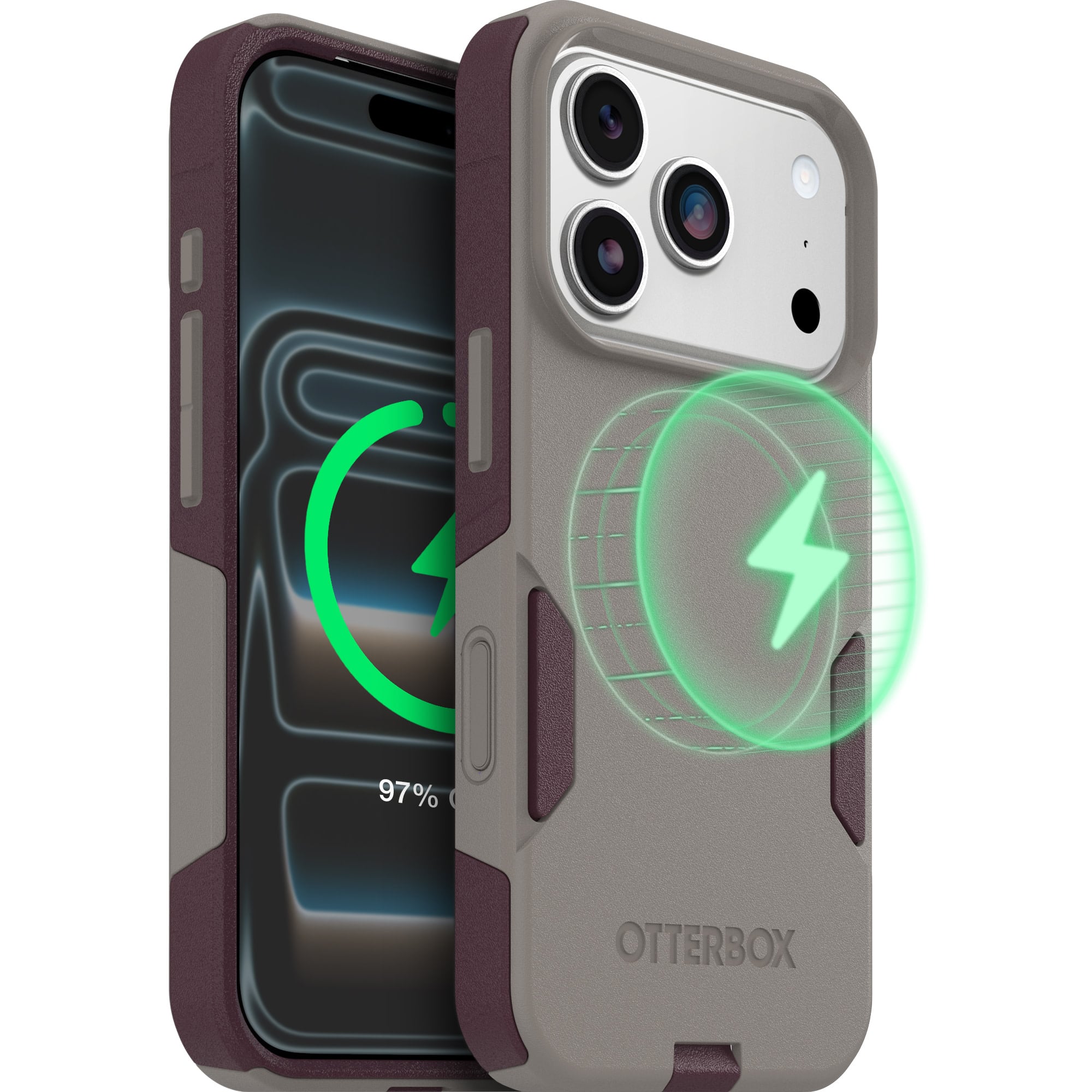 OtterBox - Commuter Series Hard Shell for iPhone 17 Pro - 50 Shades of Kinda Purple
