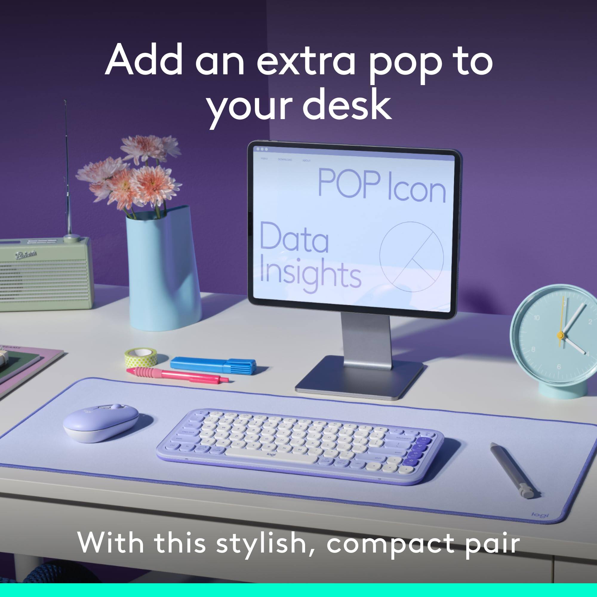 Add an extra pop to your desk

POP Icon
Data Insights

With this stylish, compact pair