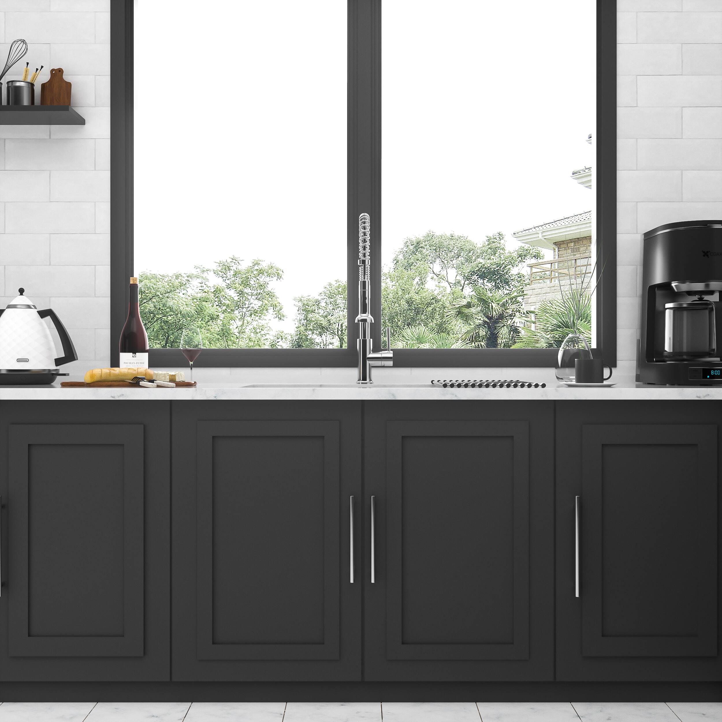 Alt View 5. TinyHomie - 32x18x9 Inch Undermount 16Gauge Stainless Steel Deep Single Bowl Kitchen Sink - brown.