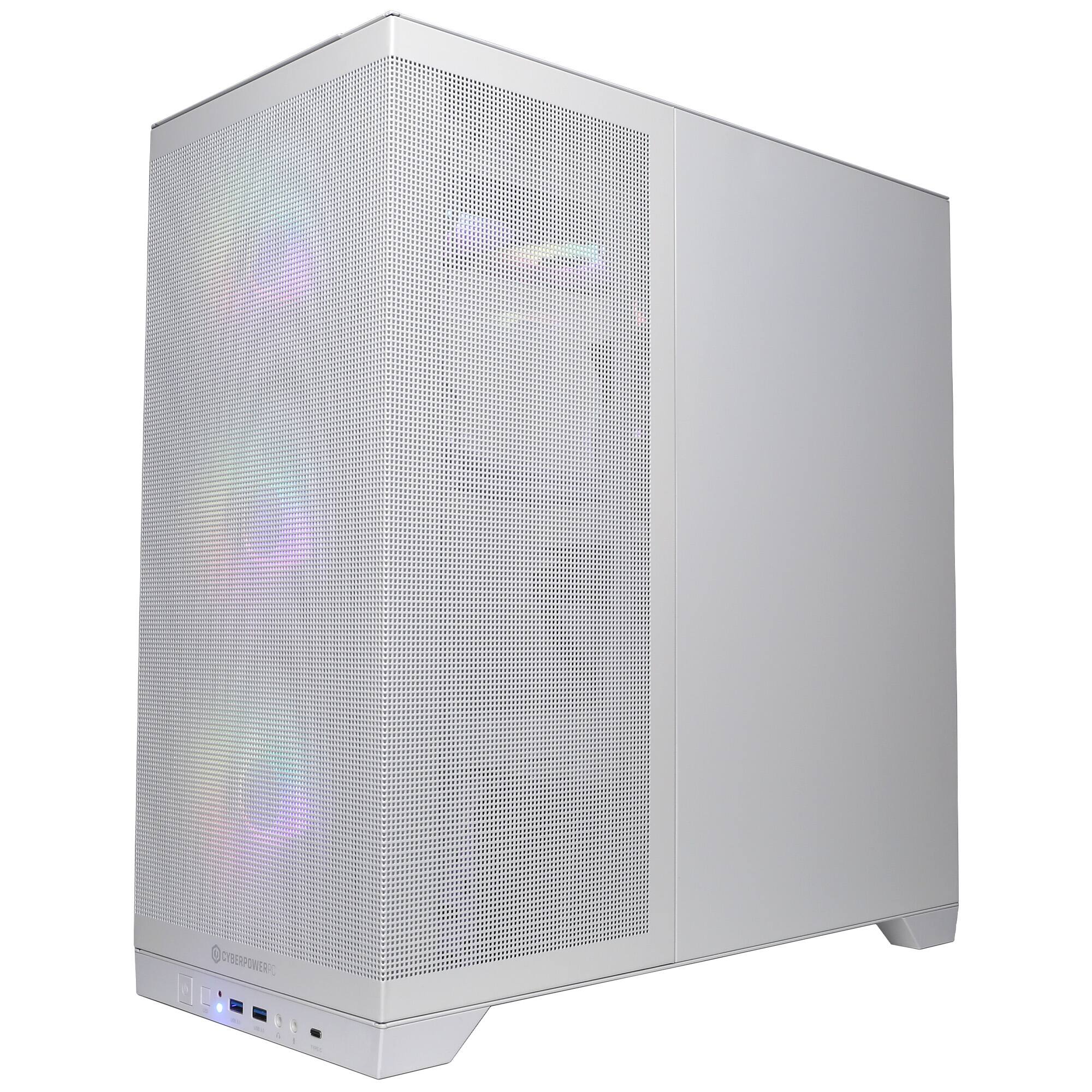 Alt View 14. CyberPowerPC - Gaming Desktop - AMD Ryzen 9 9900X3D - AMD Radeon RX 9070 XT 16GB - 32GB DDR5 - 2TB PCIe 4.0 SSD - White.
