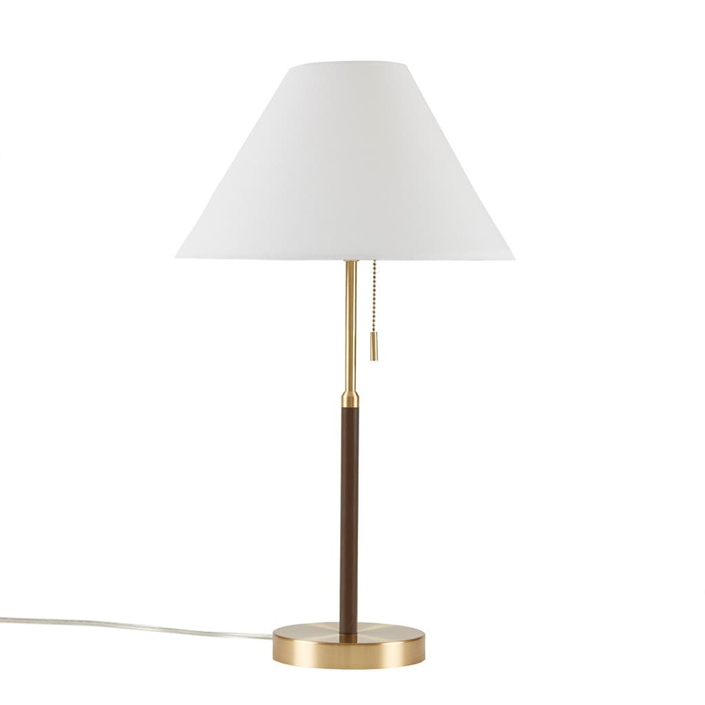Back. Luckbyte - Two Tone Pull-chain Table Lamp.
