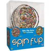 TCG Toys - Spin Flip: Puzzle Ice Cream & Pizza- 2-In-1: Double-Sided Puzzle,8+ - Front_Zoom
