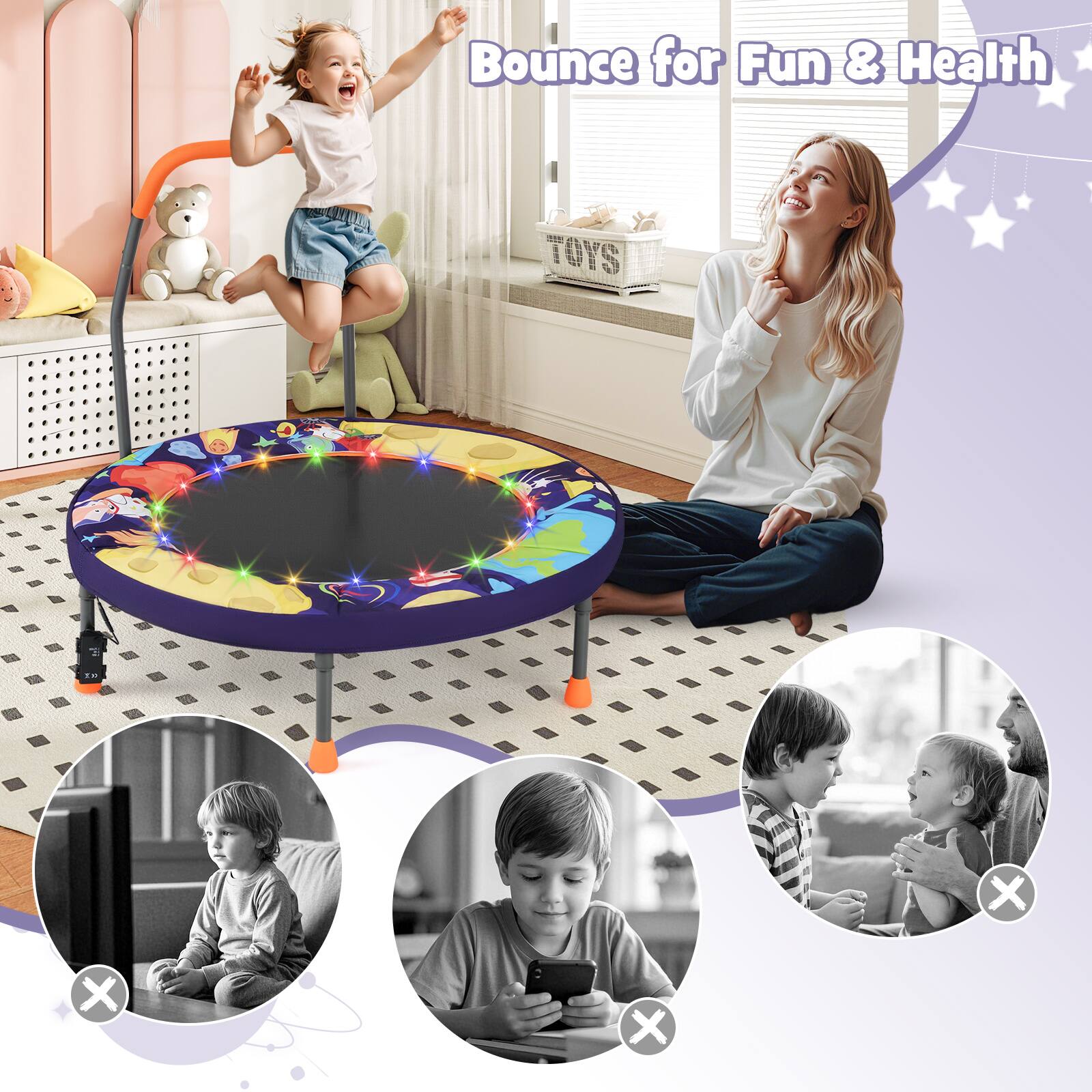 Bounce for Fun & Health

TOYS