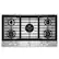 Front. KitchenAid - KitchenAid - KitchenAid 36 in. Gas Cooktop with 5 Burners and Integrated Wok Grate - Stainless Steel.