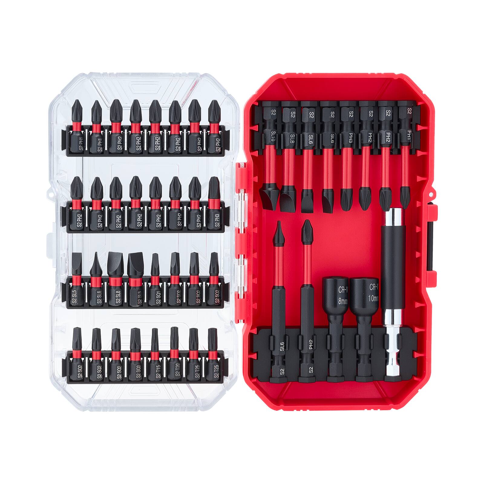 VEVOR Screwdriver Bit Set, 45 Piece, Magnetic Phillips, Slotted