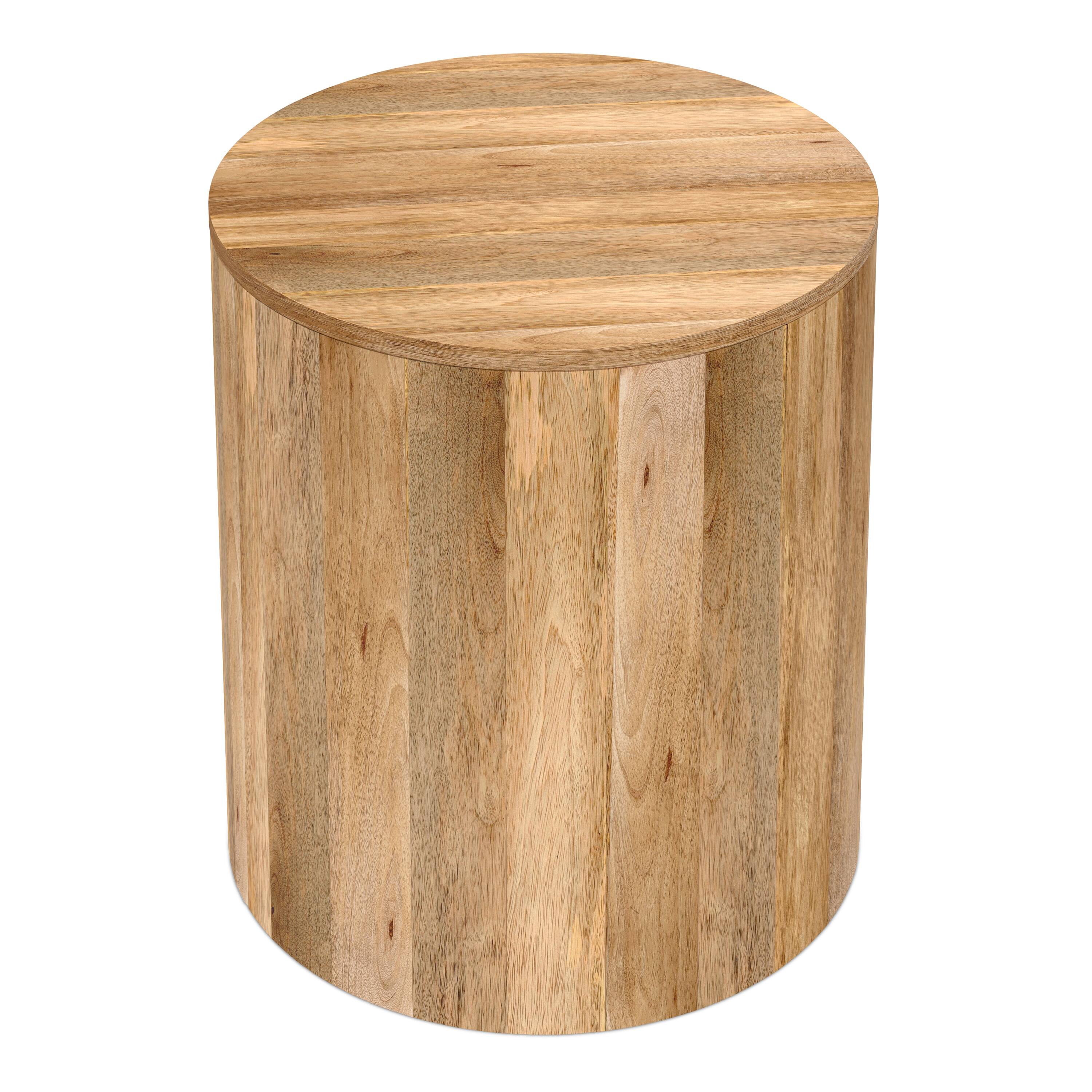 Alt View 5. Simpli Home - Millbury 20 inch Wide Solid Mango Contemporary End Table in Natural, Assembled - Natural.