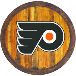The Fan-Brand - Philadelphia Flyers 21'' x 21'' Color Logo Faux Barrel Top Sign - Multicolor