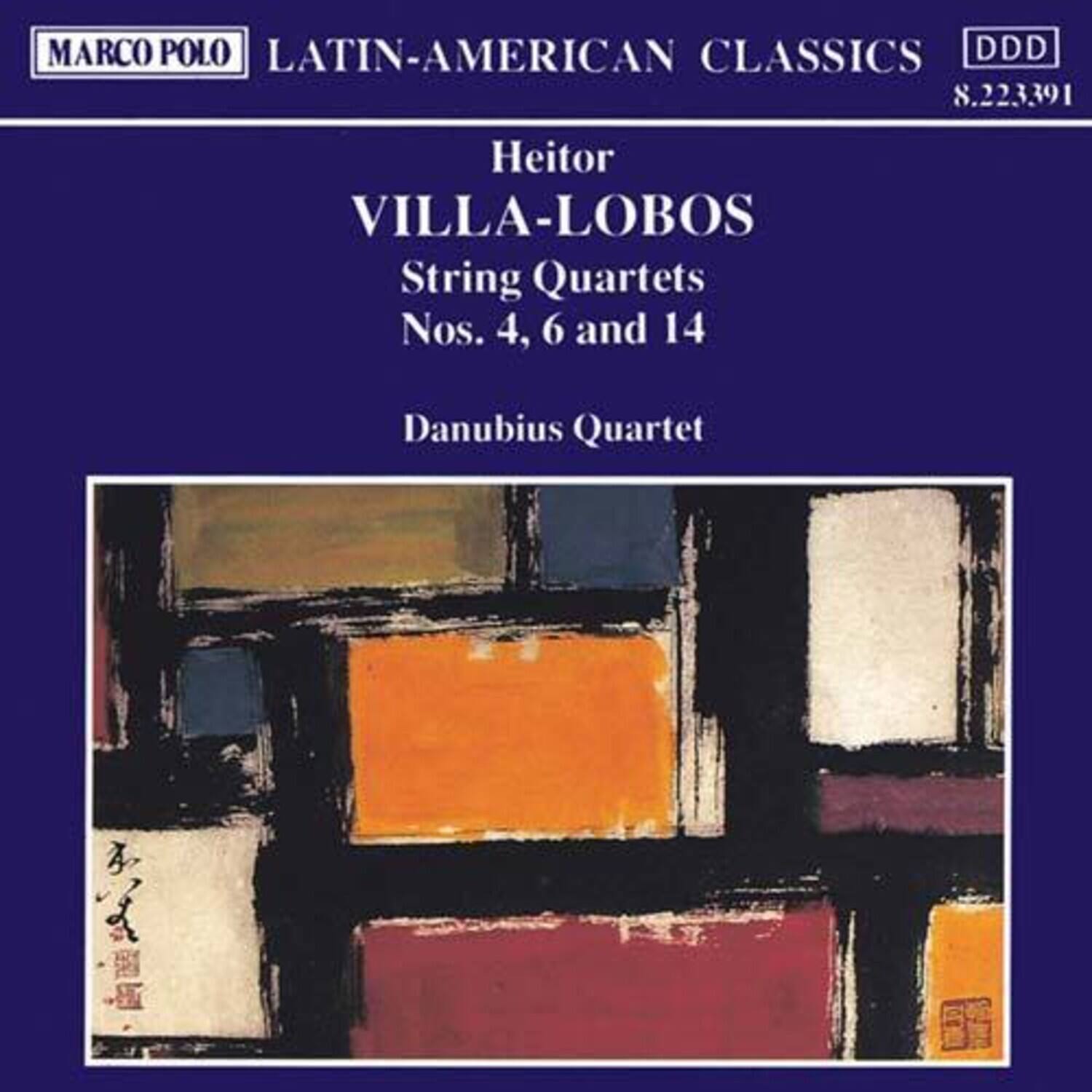 Villa-Lobos / Danubius Quartet - String Quartets 3   - COMPACT DISCS [CD] price history on PriceWatchPro