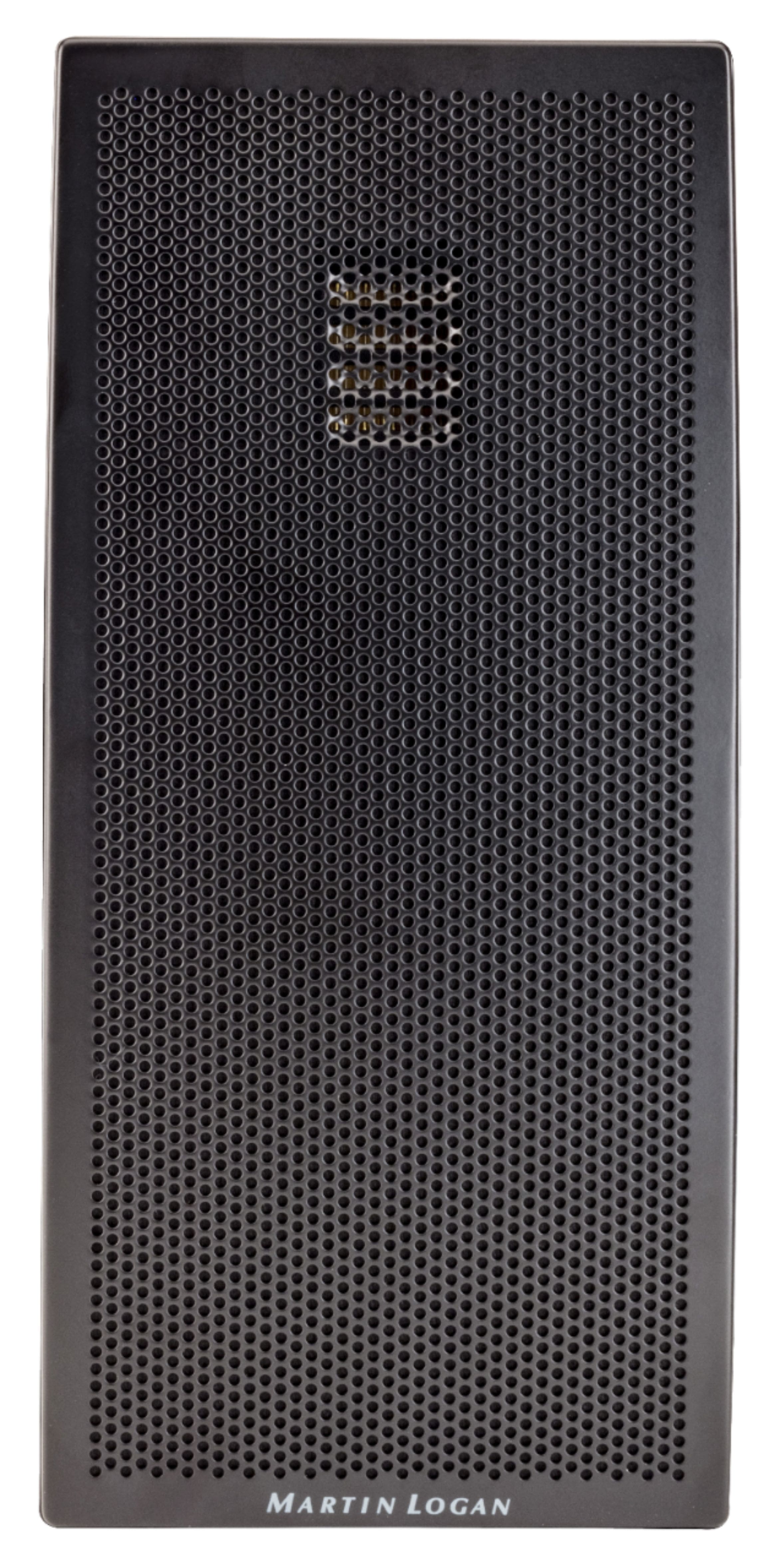 Front. MartinLogan - Motion 3-1/2" 50-Watt Passive 2-Way Bookshelf Speaker (Each) - Gloss black.