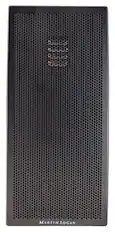 Front. MartinLogan - Motion 3-1/2" 50-Watt Passive 2-Way Bookshelf Speaker (Each) - Gloss black.
