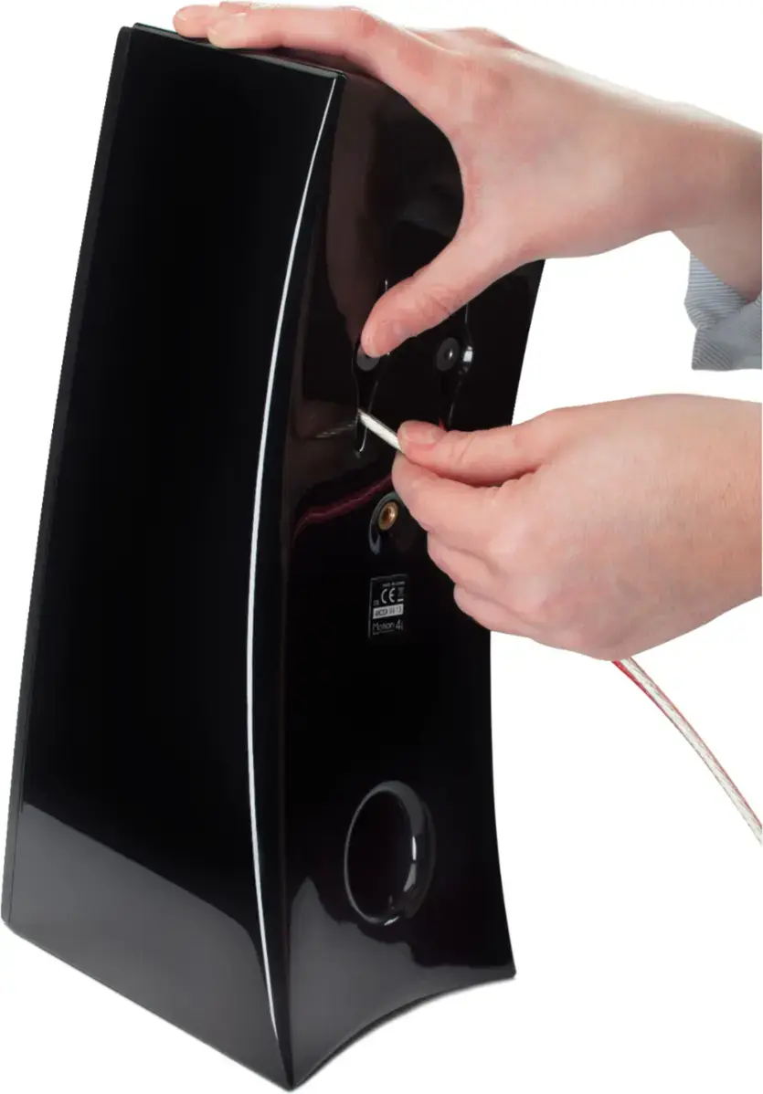 Alt View 19. MartinLogan - Motion 4" 75-Watt Passive 2-Way Bookshelf Speaker (Each) - Gloss black.