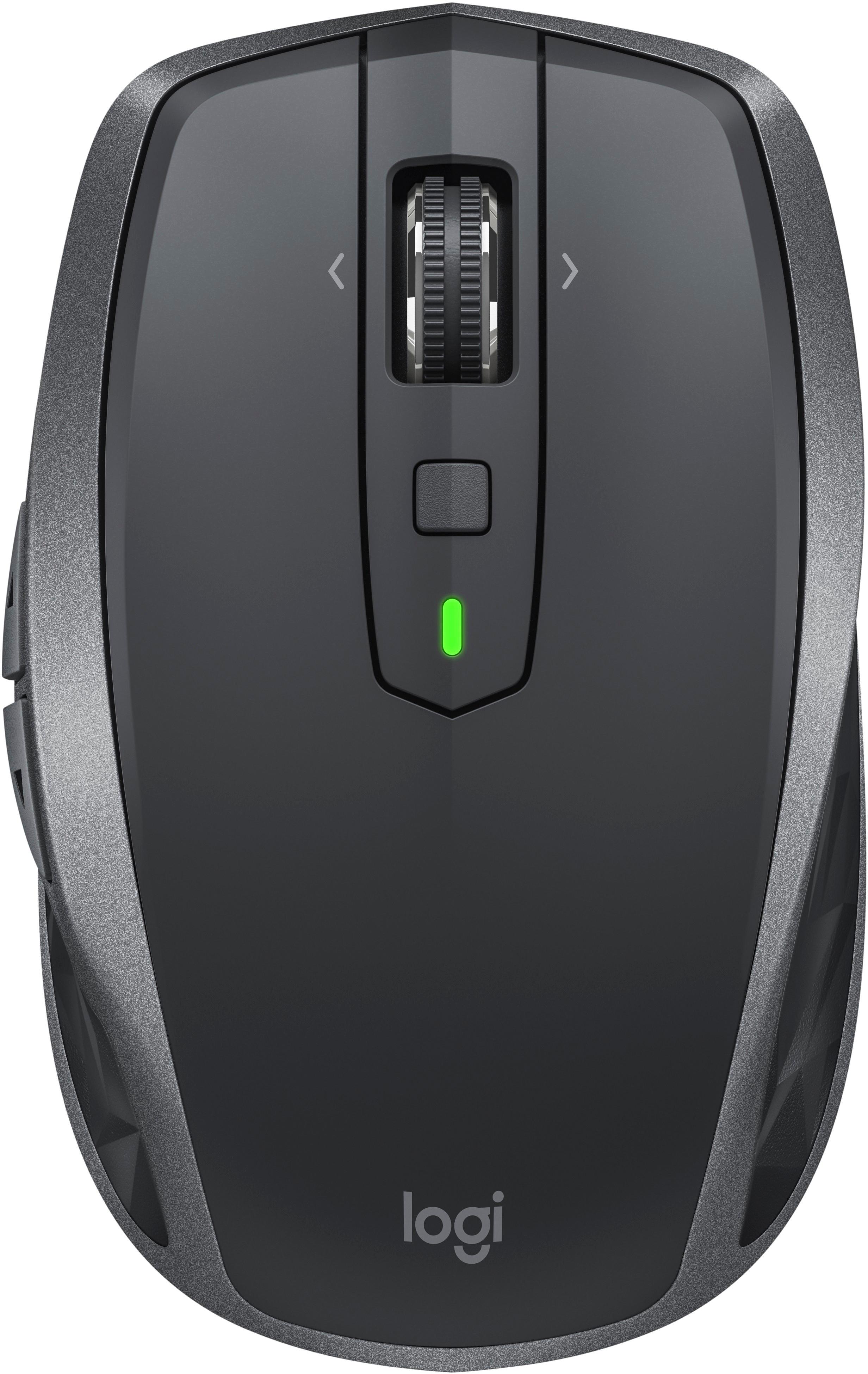 Logitech - MX Anywhere 2S Wireless Laser Mouse - Graphite - Larger Front