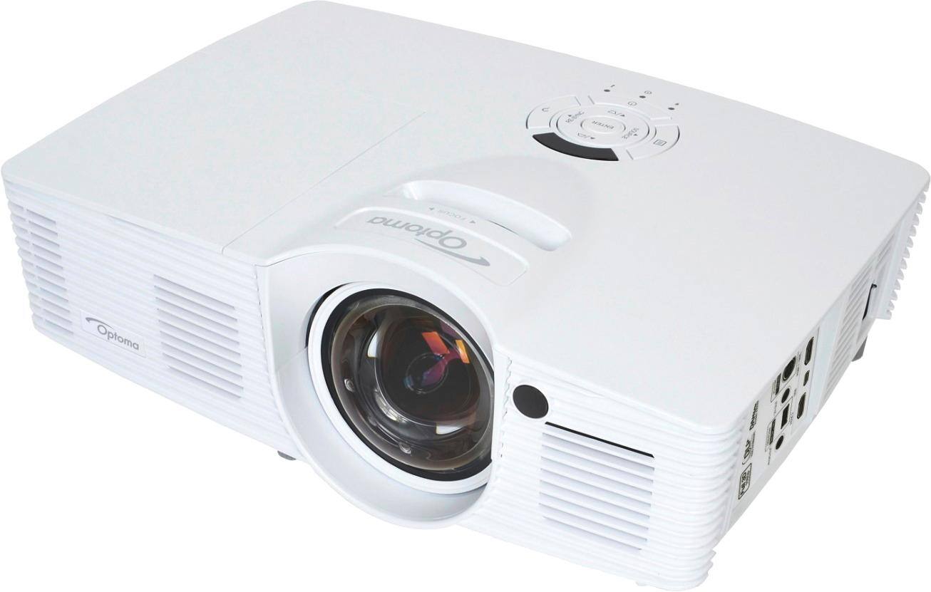 Left. Optoma - GT1080Darbee 1080p DLP Projector - White.