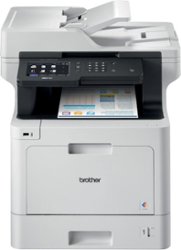 Brother - MFC-L8900CDW Wireless Color All-in-One Laser Printer - White - Front_Zoom