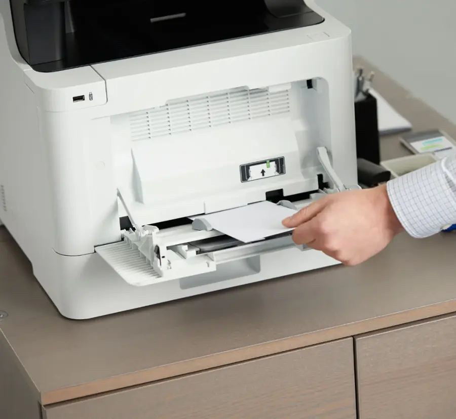 Alt View 13. Brother - MFC-L8900CDW Wireless Color All-in-One Laser Printer - White.