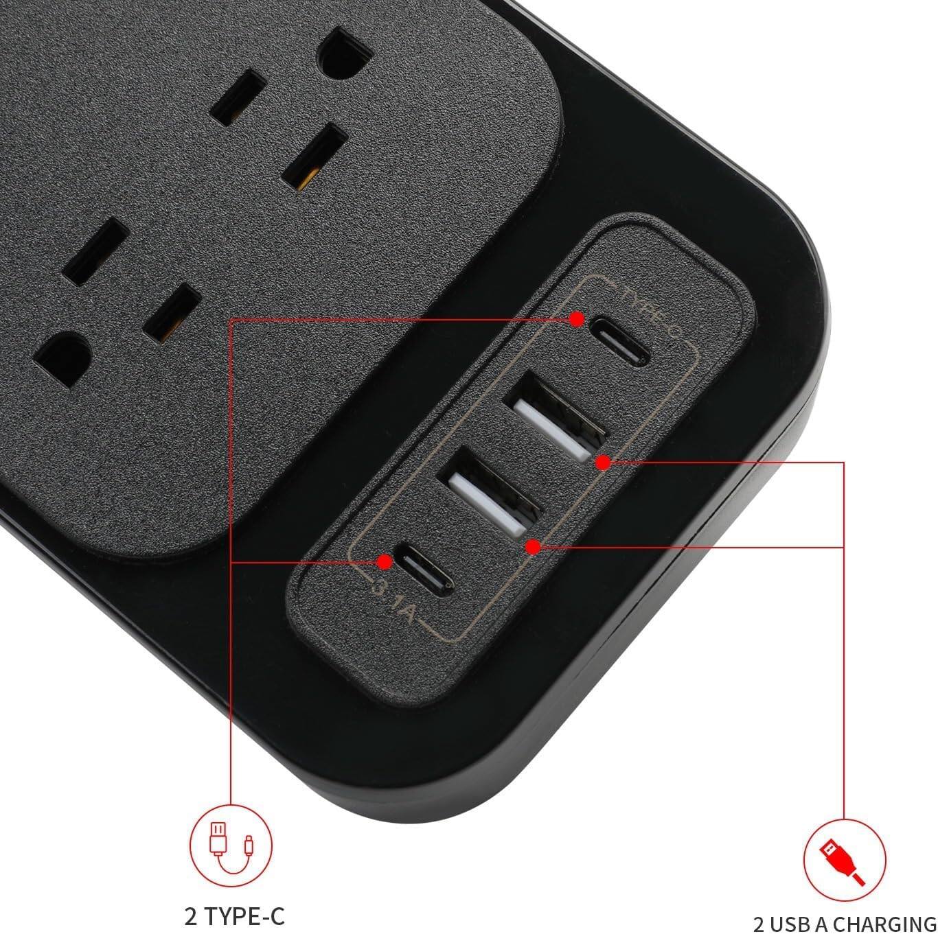 2 TYPE-C  
2 USB A CHARGING