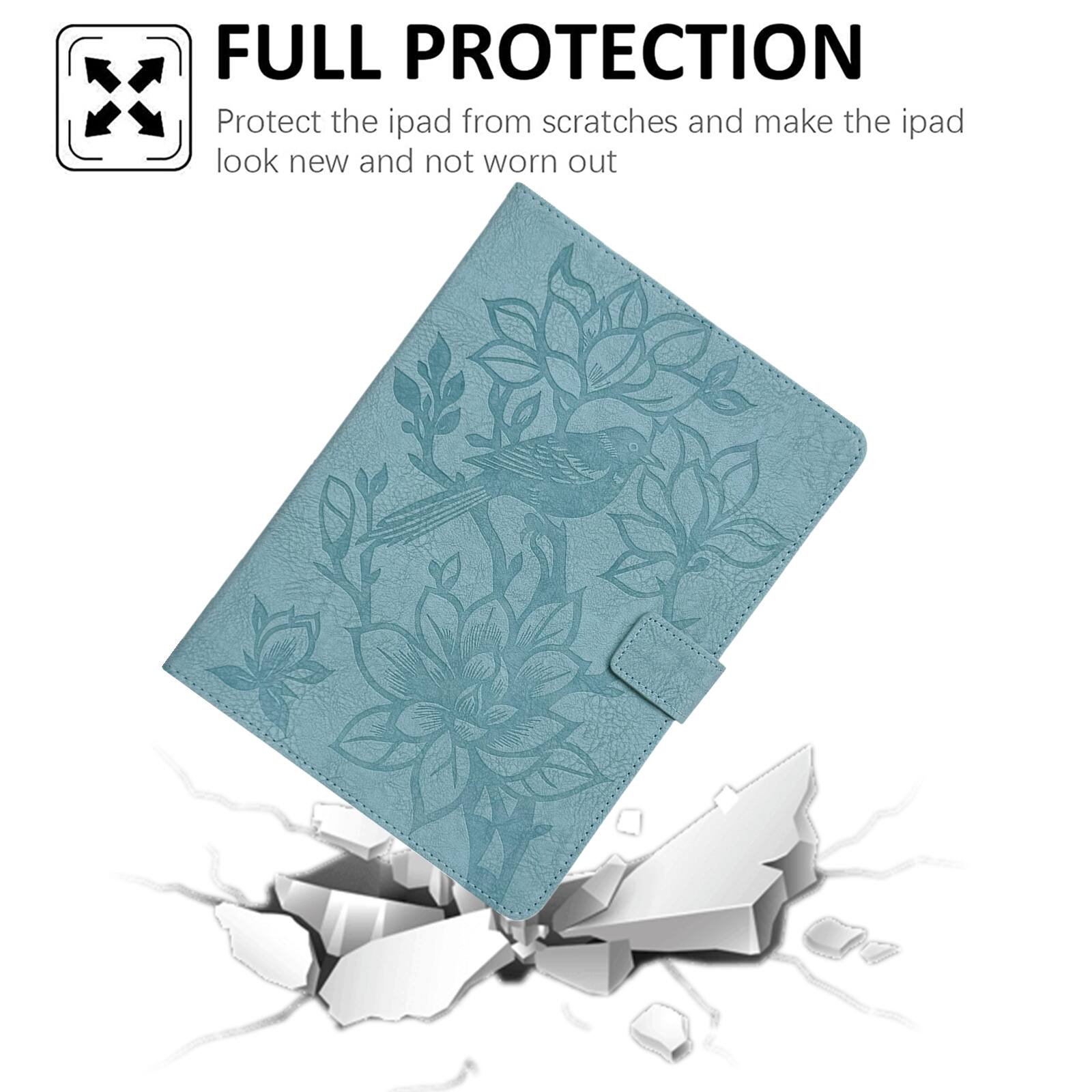FULL PROTECTION  
Protect the iPad from scratches and make the iPad look new and not worn out