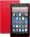 Front. Amazon - Fire 7 - 7" - Tablet - 8GB 7th Generation, 2017 Release - Punch Red.
