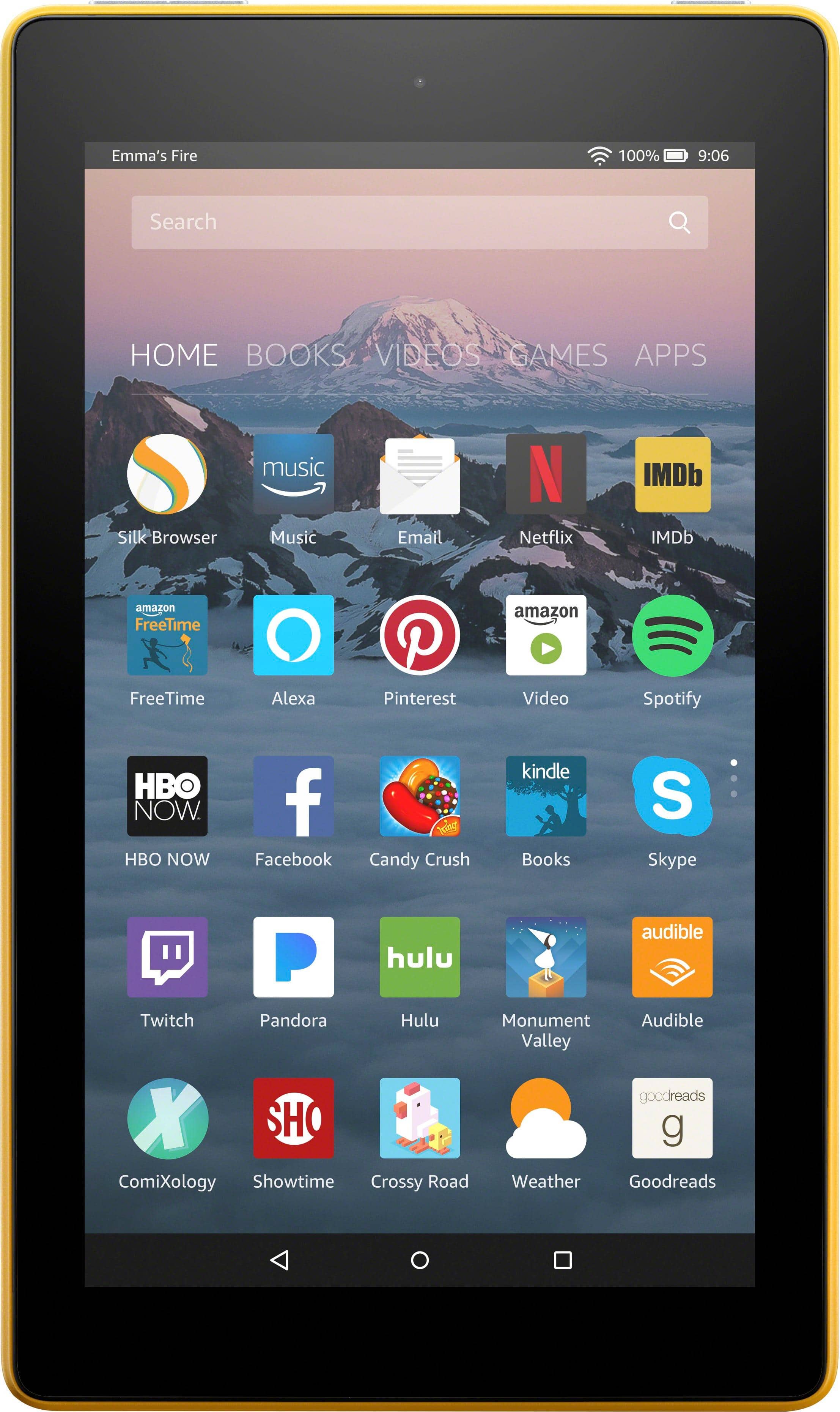 Alt View 11. Amazon - Fire - 7" - Tablet - 8GB 7th Generation, 2017 Release - Canary Yellow.