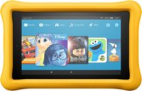 Front. Amazon - Fire Kids Edition - 7" - Tablet - 16GB 7th Generation, 2017 Release - Yellow.