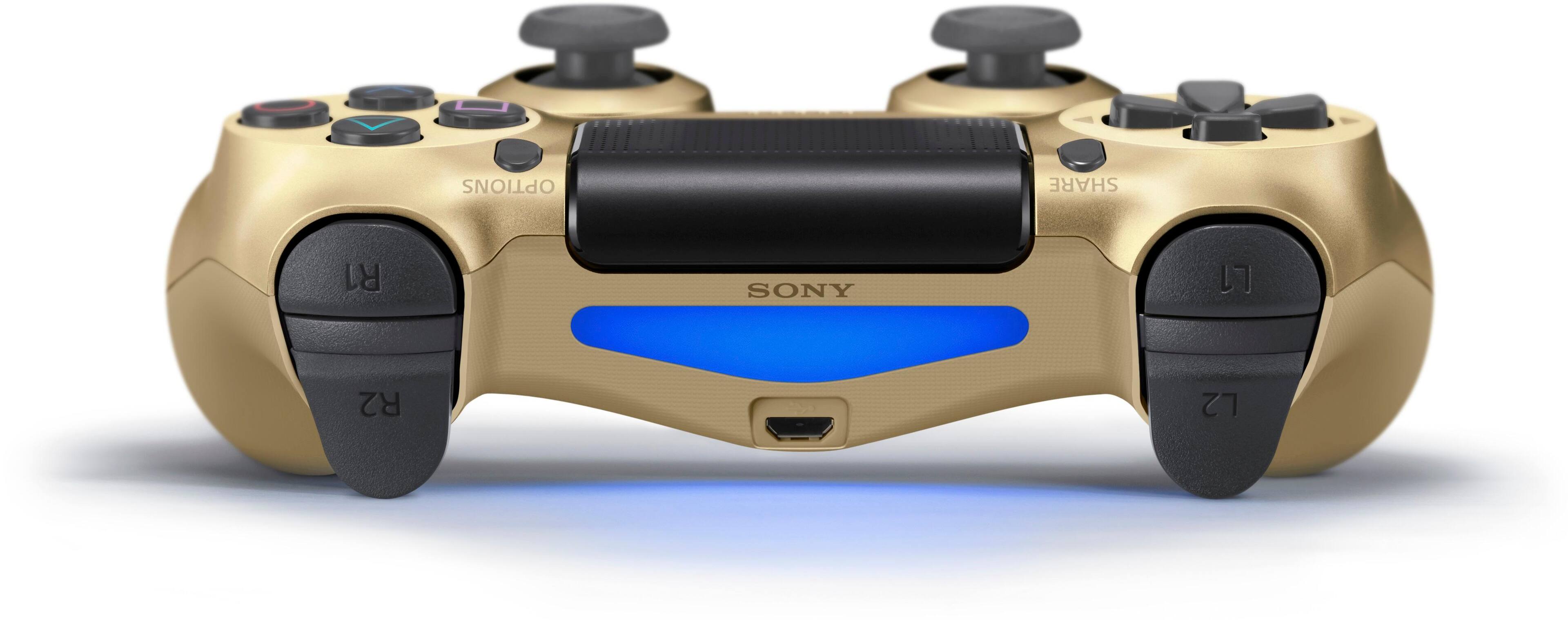 Alt View 12. Sony - DualShock 4 Wireless Controller for Sony PlayStation 4 - Gold.