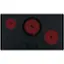 Alt View 12. GE - 36" Built-In Electric Cooktop - Black.